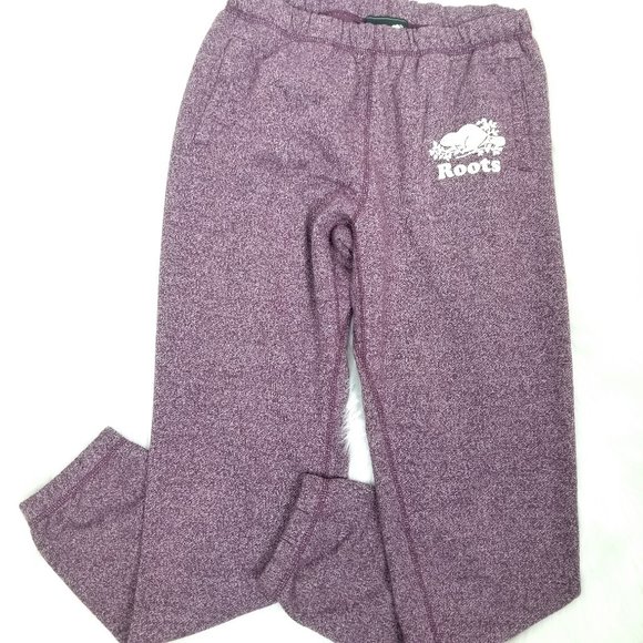 Pants - Roots Canada Marled Logo Fleece Jogger Pants